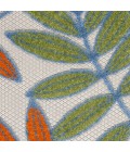 Aloha Area Rug Nourison Aloha Area Rug ALH18 Ivory/Multi 2'3" x 10'