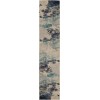 Nourison Celestial - Ces02 Ivory Teal Blue Area Rug 2 ft. 2 X 10 ft. Rectangle