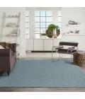 Nourison Washable Solutions Aqua WSL01 10 ft. X 14 ft. Rect. Rug
