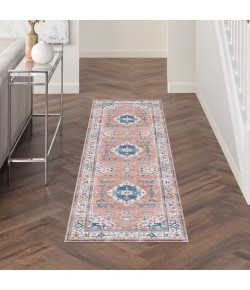 Nourison Fulton - Ful11 Coral Area Rug 2 ft. 3 in. X 7 ft. 6 in. Runner