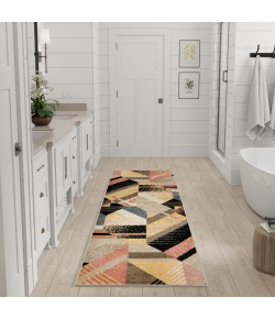 Nourison Home Washable Decor Multicolor WSD10 2 ft. X 6 ft. Rectangle Rug