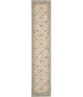 Nourison Living Treasures Runner Area Rug LI16-Ivory/Aqua