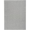 Nourison Textured Home Ivory Grey TXH01 6 ft. X 9 ft. Rect. Rug