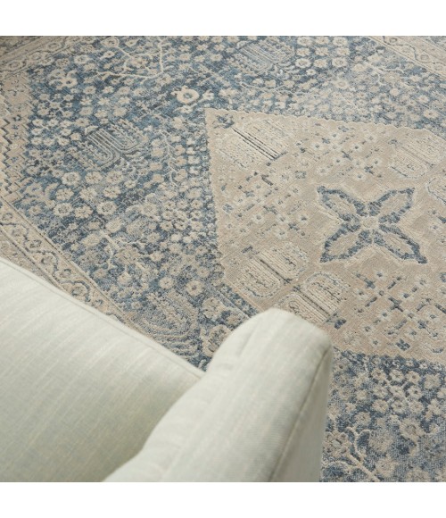 Kathy Ireland Malta Area Rug MAI18-Blue