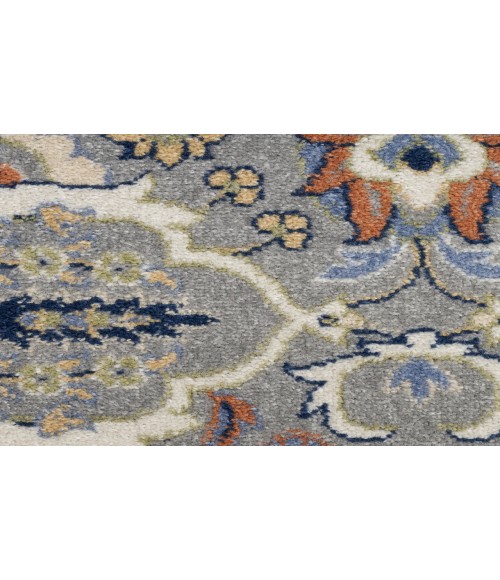 Nourison Allur Grey ALR03 7 ft. 10 in. X 9 ft. 10 in. Rectangle Rug