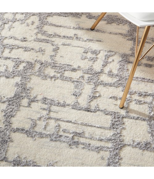 Nourison Luna Ivory Grey LUN02 8 ft. X 10 ft. Rect. Rug