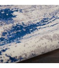 Nourison Twilight Round Area Rug TWI29 Ivory Blue 8' Round