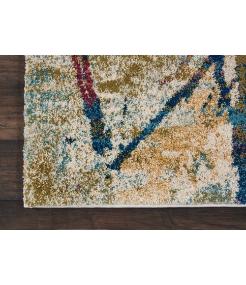 Nourison Fusion Area Rug FSS10-Cream/Multicolor
