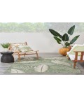 Nourison Garden Oasis Green Ivory GOA02 4 ft. X 6 ft. Rectangle Rug