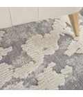 Nourison TEXTURED CONTEMPORARY Area Rug Nourison Textured Contemporary Area Rug TEC01-Ivory/Grey