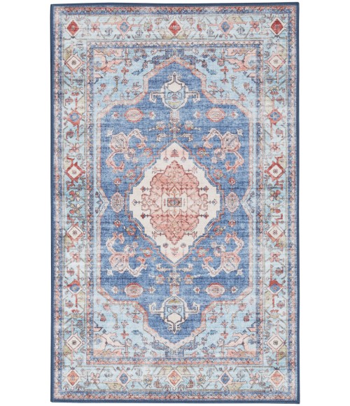 Nourison Fulton Blue FUL11 2 ft. X 3 ft. Rectangle Rug
