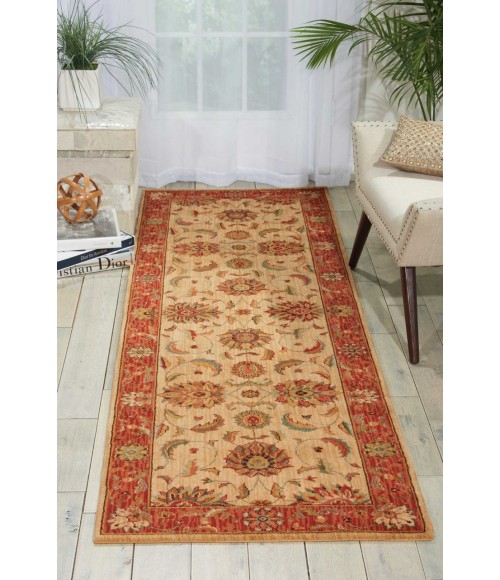 Nourison Living Treasures Runner Area Rug LI04-Ivory/Red