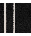 Nourison Home Nourison Essentials Black Ivory NRE02 2 ft. 2 in. X 12 ft. Rectangle Rug