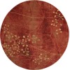 Nourison Somerset - St74 Flame Area Rug 7 ft. 9 X Round
