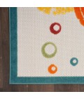 Nourison Aloha Area Rug ALH27 Teal Multi