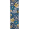Nourison Passion - Psn17 Blue Area Rug 2 ft. 2 X 7 ft. 6 Rectangle