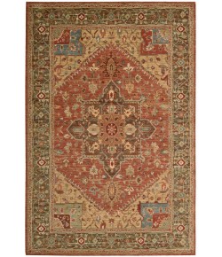 Nourison Home Living Treasures LI01 Rust 3 ft. 6 in. X 5 ft. 6 in. Area Rug