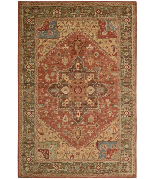 Nourison Living Treasures Area Rug LI01-Rust