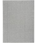 Nourison Textured Home Ivory Grey TXH01 5 ft. 3 in. X 7 ft. Rect. Rug