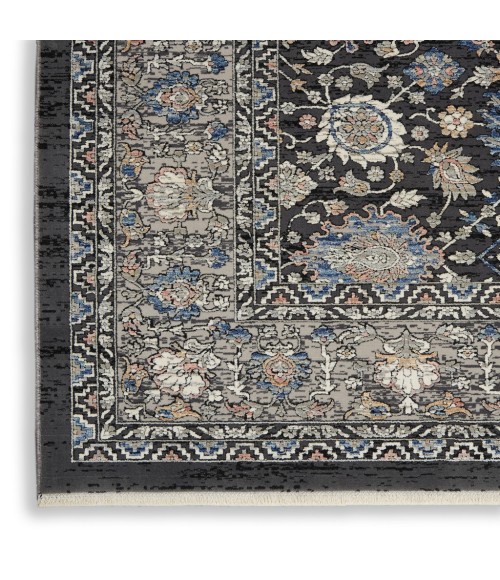 Nourison STARRY NIGHTS Area Rug Nourison Starry Nights Area Rug STN11-Grey/Blue