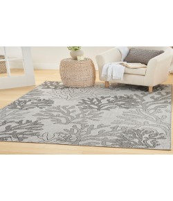 Nourison Home Garden Oasis GOA05 Grey 5 ft. X 7 ft. Area Rug