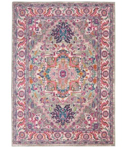 Nourison Passion - Psn20 Light Grey Pink Area Rug 5 ft. 3 X 7 ft. 3 Rectangle