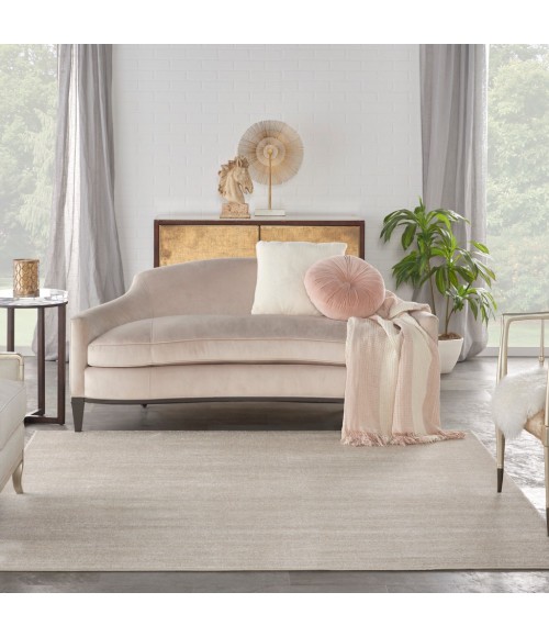 Nourison Essentials Ivory Beige Area Rug NRE01-Ivory Beige