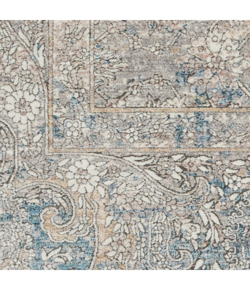 Nourison STARRY NIGHTS Area Rug Nourison Starry Nights Area Rug STN01-Cream Blue