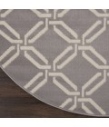 Nourison Jubilant Round Area Rug JUB17-Grey