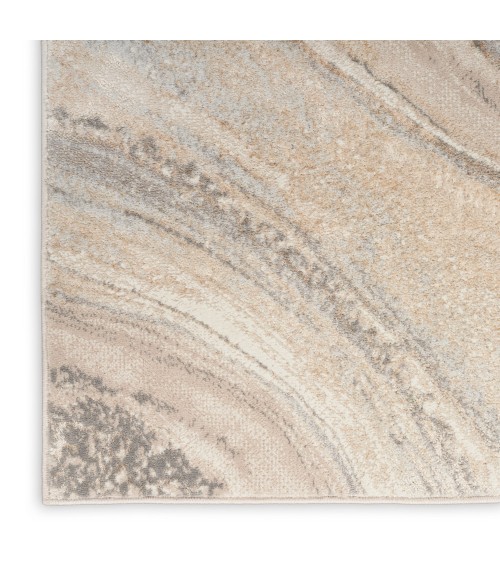 Inspire Me! Home Décor Brushstrokes Area Rug Inspire Me! Home Décor Brushstrokes Area Rug BSK03 Cream Grey