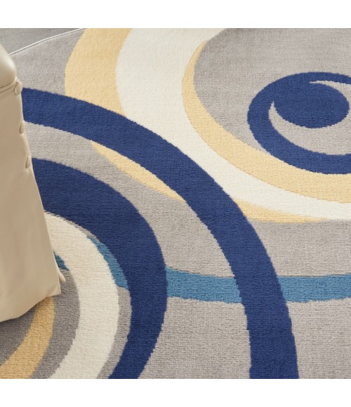 Nourison Grafix Area Rug GRF21-Grey