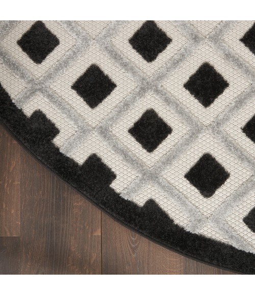 Nourison Aloha Area Rug ALH26-Black White