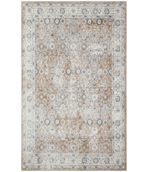 Nourison Astra Machine Washable Silver Taupe ASW16 5 ft. 3 in. X 7 ft. Rectangle Rug