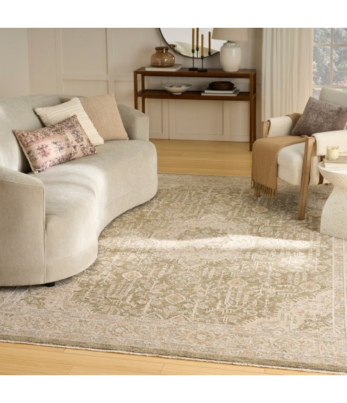 Nourison Retreat Green RET02 8 ft. X 10 ft. Rect. Rug