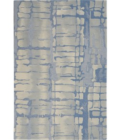 Nourison Symmetry - Smm04 Blue Grey Area Rug 3 ft. 9 X 5 ft. 9 Rectangle