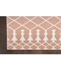 Nourison Astra Machine Washable Copper ASW10 5 ft. 3 in. X 7 ft. Rectangle Rug