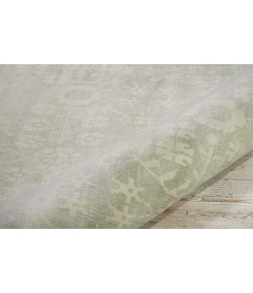kathy ireland Home Desert Skies Runner Area Rug DSK02-Silver/Green