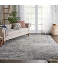 Nourison MALTA Area Rug kathy ireland Home Malta Area Rug MAI12-Ivory/Blue