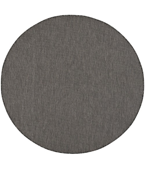 Nourison Positano Round Area Rug POS01-Charcoal