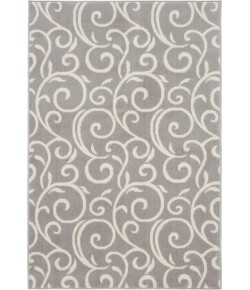 Nourison Grafix - Grf19 Grey Area Rug 3 ft. 9 X 5 ft. 9 Rectangle