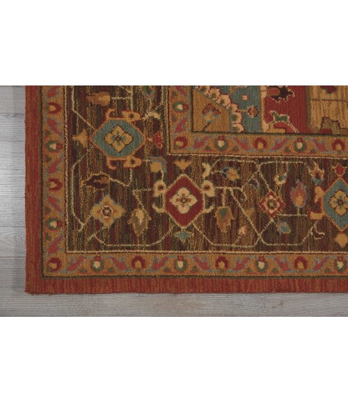 Nourison Living Treasures Area Rug LI01-Rust