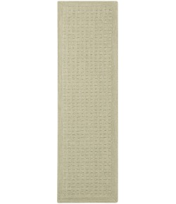 DKNY Pure Grids PGR01 Light Green 2 ft. 3 in. X 7 ft. 6 in. Area Rug
