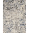 Nourison Rustic Textures Ivory Grey Blue RUS07 6 ft. X 9 ft. Rect. Rug