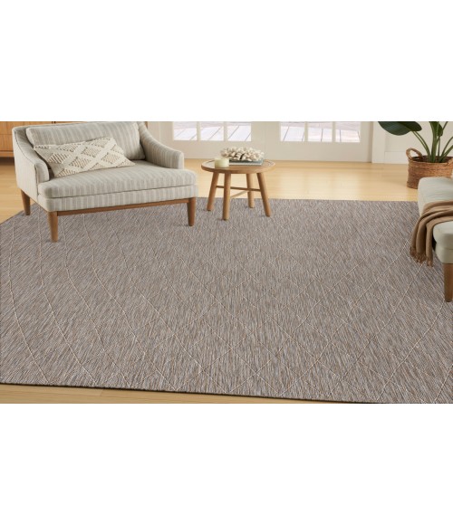 Nourison Practical Solutions Grey Mocha Rug PSL01 9 ft. X 12 ft. Rectangle - Rugs Town Nourison Practical Solutions Grey Mocha PSL01 9 ft. X 12 ft. Rectangle Rug