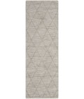 Nourison Wool Haven Grey WOH01 2 ft. X 6 ft. Rect. Rug