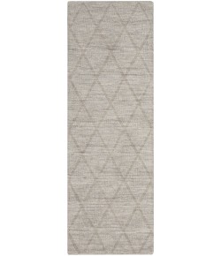 Nourison Wool Haven Grey WOH01 2 ft. X 6 ft. Rect. Rug