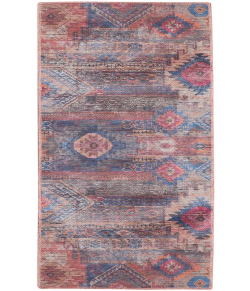 Nicole Curtis Machine Washable Series 1 Multicolor SR106 2 ft. 2 in. X 12 ft. Rectangle Rug
