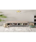 Nourison Astra Machine Washable Ivory Multicolor ASW18 3 ft. 3 in. X 5 ft. Rectangle Rug