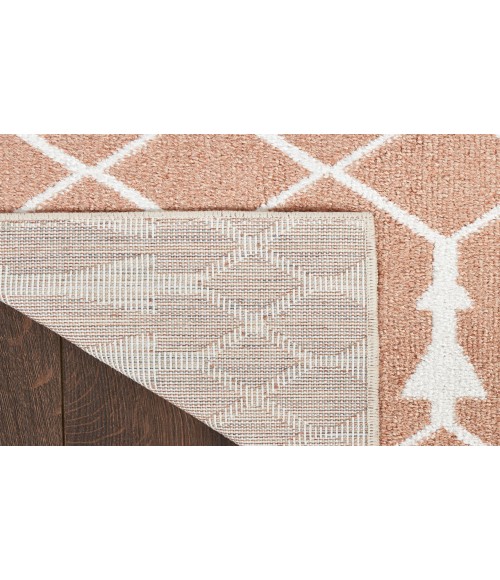 Nourison Astra Machine Washable Copper ASW10 4 ft. X 6 ft. Rectangle Rug