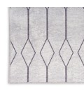 Nicole Curtis Machine Washable Series 1 Area Rug SR107 Ivory/Grey